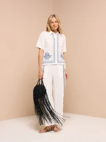 Blusas y camisas para mujer - Blanco - Ver 3