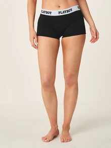 Missguided x Playboy 3PCS Women Boyshorts - Multicolor - View 5
