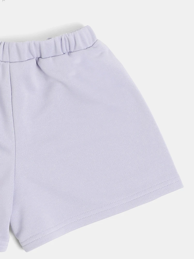 Ensemble t-shirt court et short Co-Ord Milano Studios avec imprimé logo au dos et col rond
