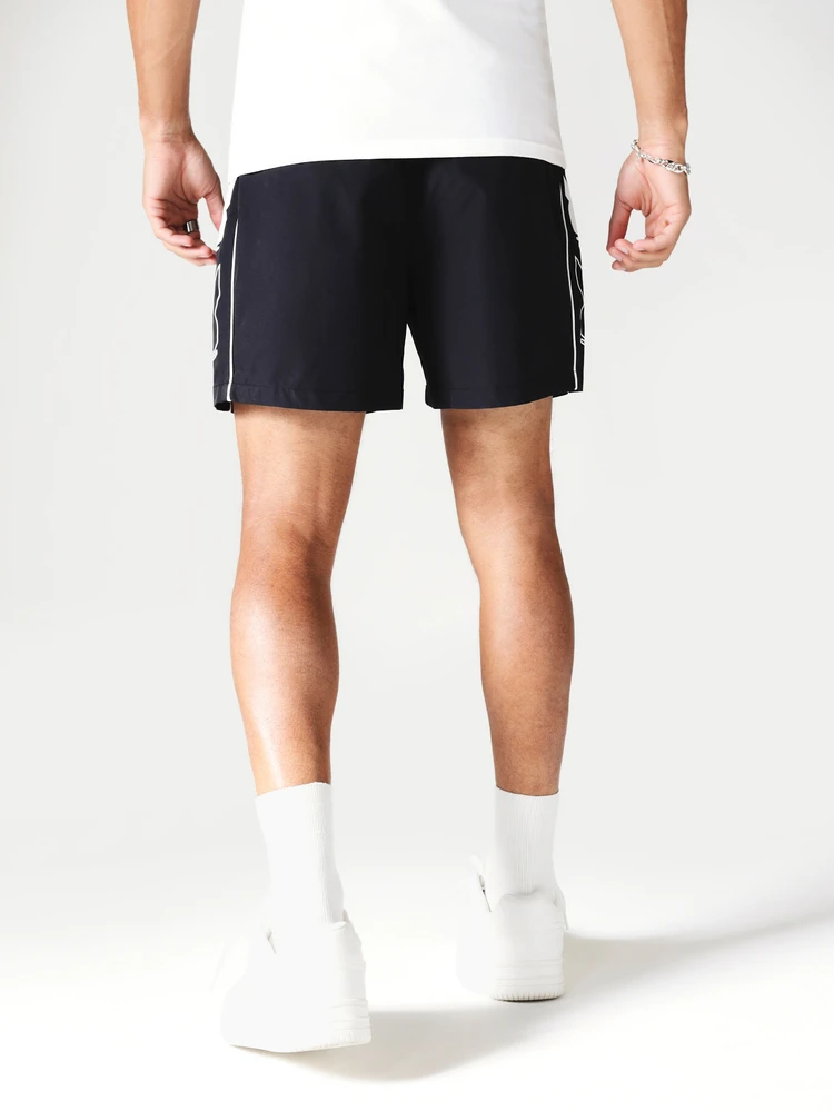 PLAYBOY X SUMWON Sunga com Estampa do Logotipo do Coelho no Painel Lateral, com Cordão na Cintura, Shorts de Praia e Férias de Verão