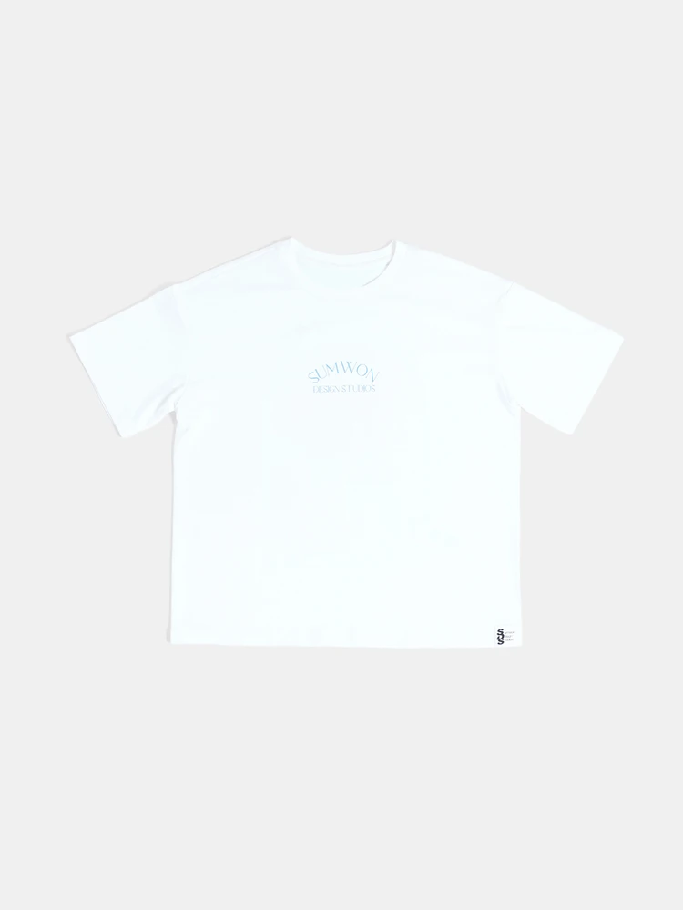 T-shirt à col ras-du-cou à manches courtes avec imprimé graphique et logo au dos, design surdimensionné, Âge 10