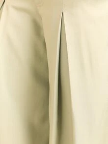 KSTM Wide Leg Pleated Trouser High Waist Flowy Palazzo Pants Spring Summer Office Brunch Business Wear Sage Green Casual Elegant - Green - View 6