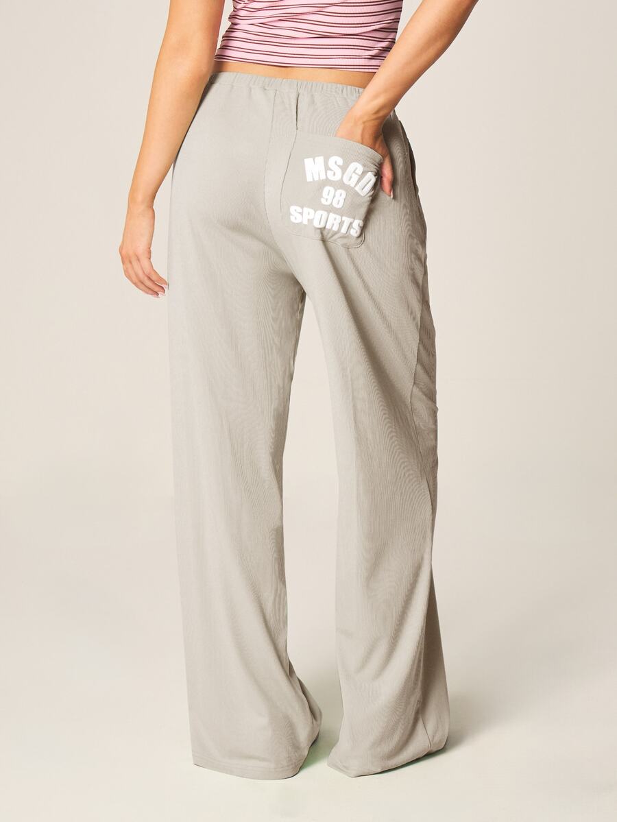 MISSGUIDED Quần thể thao nữ - Xám - Xem 1