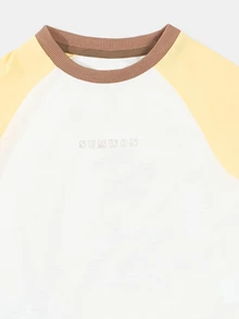 SUMWON Design Studios Raglan Co-Ord T-Shirt And Shorts Set For Boys Summer Beach - Coffee Brown - View 3