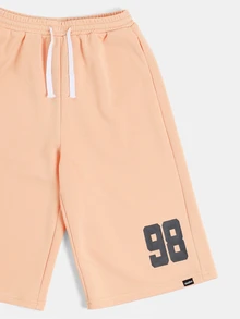SUMWON Tween Boys 98 Collegiate Arch Logo Co-Ord Set Short Sleeve Crew Neck Tee And Shorts Summer Casual - Multicolor - View 5