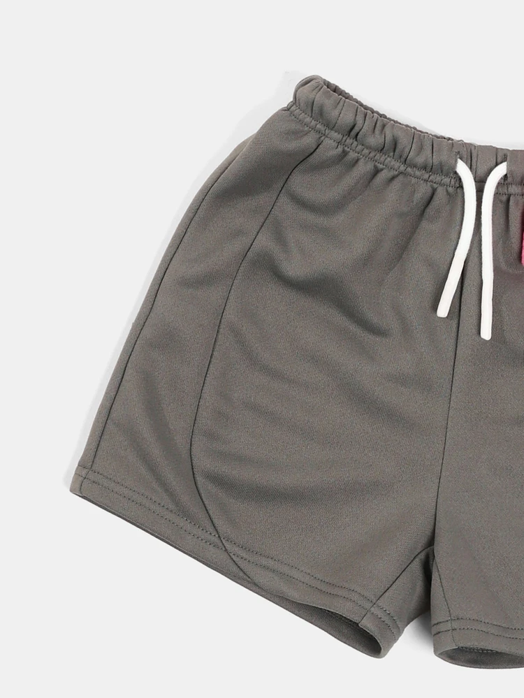 Conjunto Coordenado Gráfico Oversized para Meninos, Camiseta de Gola Careca de Manga Curta e Shorts, Traje Casual de Verão da Costa de Los Angeles