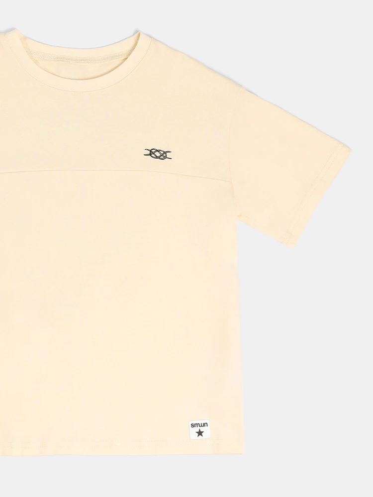 Boys Oversized Graphic T-Shirt With Portofino Club Social Back Print Crew Neck Short Sleeve Summer Tee