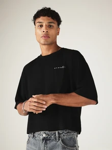 PLAYBOY X SUMWON Áo croptop dáng rộng, thoải mái với họa tiết thỏ rách ở lưng, cổ tròn, tay ngắn. - trắng - Xem 4
