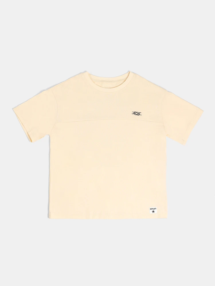 Boys Oversized Graphic T-Shirt With Portofino Club Social Back Print Crew Neck Short Sleeve Summer Tee
