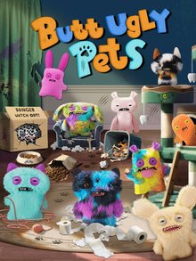ZURU Fuggler Butt-Ugly Pets Reek-O 9英吋絨毛填充玩偶 獨特禮物 - Reek-O - 查看 2