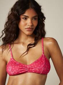 MISSGUIDED Bộ đồ lót mùa hè gồm áo ngực và quần đùi co giãn in họa tiết Paisley, đồ lót hai mảnh đồng bộ. - Nhiều màu - Xem 6