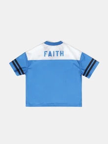 SUMWON Studios Mission League Number 30 Oversized V-Neck Short Sleeve Jersey T-Shirt For Boys - Multicolor - View 2