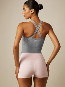 MISSGUIDED Women Sports Tees & Tanks - Light Grey - View 2