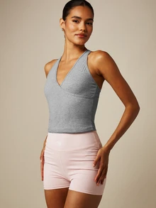 MISSGUIDED Women Sports Tees & Tanks - Light Grey - View 1