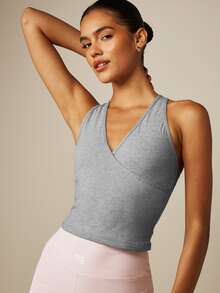 MISSGUIDED Women Sports Tees & Tanks - Light Grey - View 5