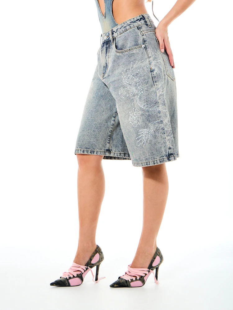 SUMWON WOMEN Women Denim Shorts