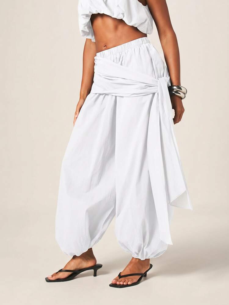 MISSGUIDED Halter Neck Crop Top And Parachute Wide Leg Trouser Coordinated Two Piece Set Summer Festival Outfit