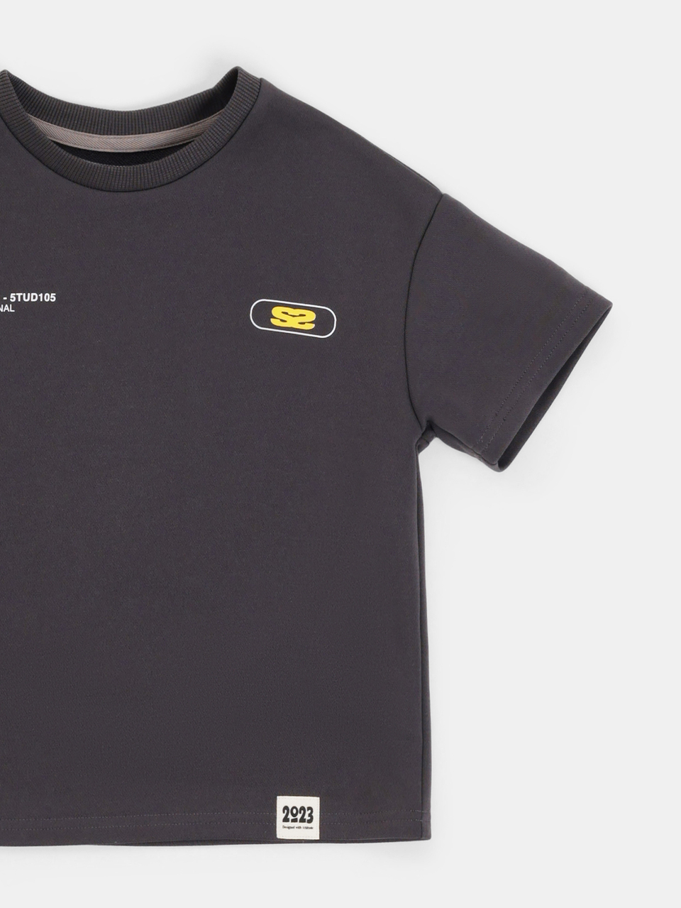 Jungen Oversized Grafik T-Shirt mit großem Logo-Muster auf der Rückseite, Rundhals, Kurzarm, lässiges Sommer-T-Shirt