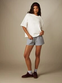 MISSGUIDED Oversized New York Graphic T-Shirt With Back Print Crew Neck Short Sleeve Casual Summer Top - White - View 5