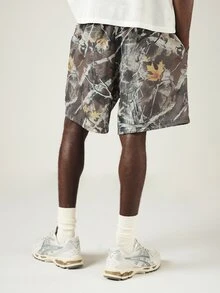 SUMWON Men Shorts - Brown - View 2