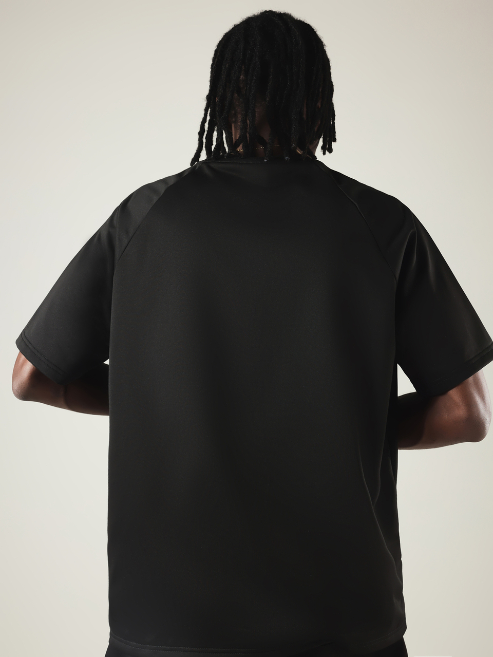 Raglan Short Sleeve Crew Neck T-Shirt With Contrast White Piping Detail Casual Everyday Summer Top