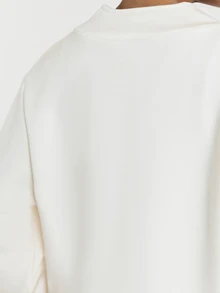 11SKNDS Zip-Up Bomber Sweatshirt With Ribbed Hem, Front Patch Pockets, Tonal Logo Detail, Casual Everyday Layering Essential Fall Winter With Sweat-Wicking & Buttery-Soft, For Gym Workout Fitness, Running, Training & Hy-Rox - Apricot - View 5