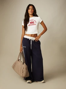 MISSGUIDED NYC 1992 Athletics 圖案印花短版修身圓領短袖緊身 T-shirt - 白色 - 查看 5