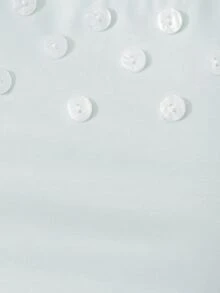 Pimkie Edition Damen-Tanktop mit Knopfdetail, verstellbaren Trägern, entspannter Passform, für lässige Alltagskleidung - Grün - Übersicht 3