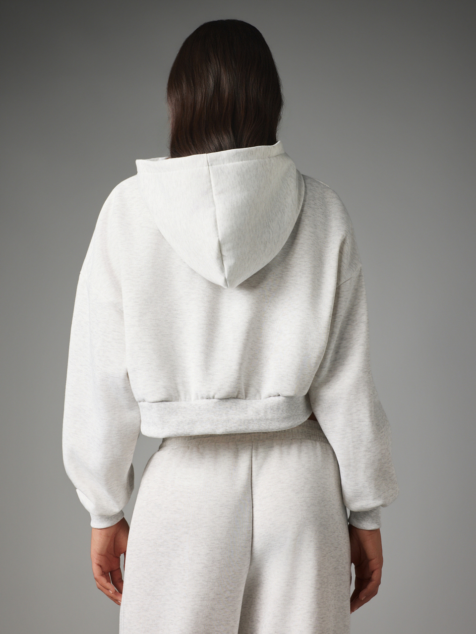 MISSGUIDED Cropped Full-Zip Hoodie With Embroidered Logo