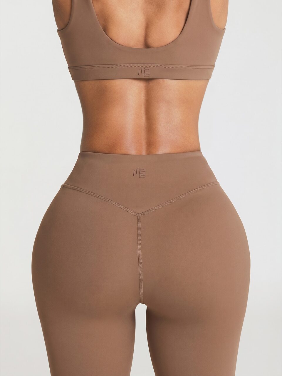 11SKNDS High-Waist Full-Length Leggings With Smoothing Waistband And Sculpting Seam Detail