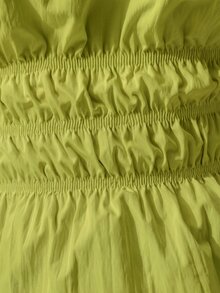 Pimkie Edition Women's Top, Smocked, Sleeveless, Relaxed Fit, Summer Outfit - Olive Green - View 3