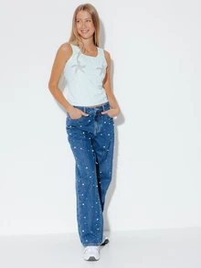 Pimkie Edition Damen Rundhals Ärmelloses Lässig Tanktop - Grün - Übersicht 3