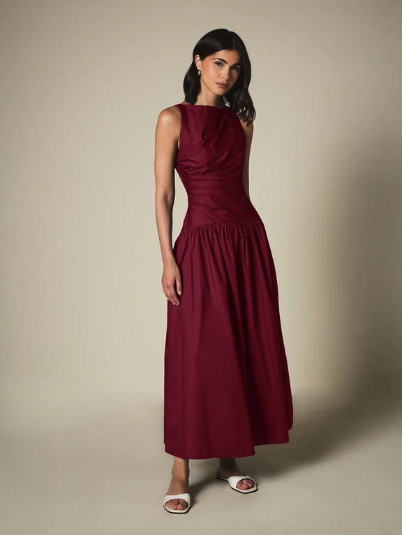 a-line mini dresses Dress – Vouloir Halter Dress in Hot Color:MELON SUGAR 9247 or any lively event
