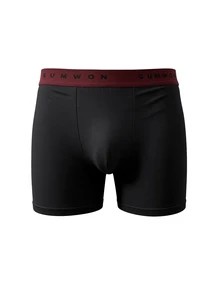 SUMWON Mens Boxer Briefs 4 Pack Multicolor Soft Underwear With Branded Waistband Everyday Comfort Trunks Holiday Gift Pack - Multicolor - View 8