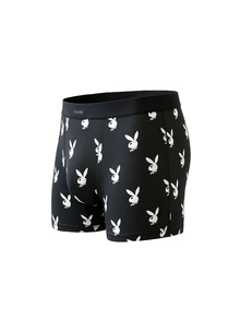 PLAYBOY X SUMWON 兔兔 Logo 全身印花四角內褲 2 入組－柔軟彈性內褲附鬆緊腰帶禮盒組 - 彩色 - 查看 8