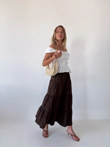 Pimkie Edition Women's Top, Ruffle Trim, Short Sleeve, Regular Fit, Casual Everyday Wear - White - View 3