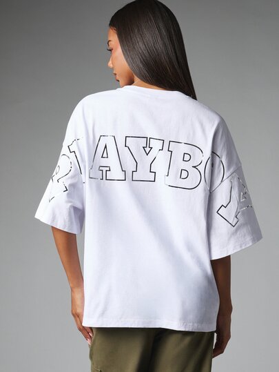 Missguided x Playboy Camiseta feminina