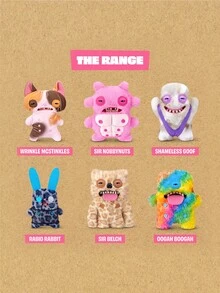 ZURU Fuggler Nipple Fugg-Series 1 (Sir Belch) Plush Toys 9-Inch Funny Monster Edgy Cute - Sir Belch - View 3