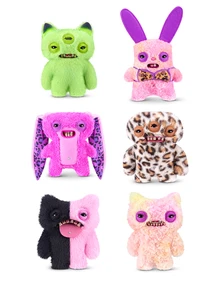 ZURU Fuggler Baddies-Series 1 (Rabid Rabbit) Plush Toys 9-Inch Stuffed Animal Cute With Attitude - Rabid Rabbit - View 4