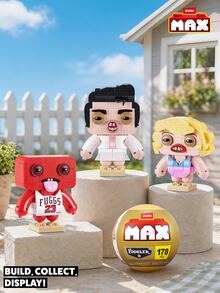 ZURU Fuggler Max Premium-Fuggler Stars-Capsule-Series 1 (Chunky Mcdunky) Building Bricks Ugly Cute Collectible - Chunky McDunky - View 2