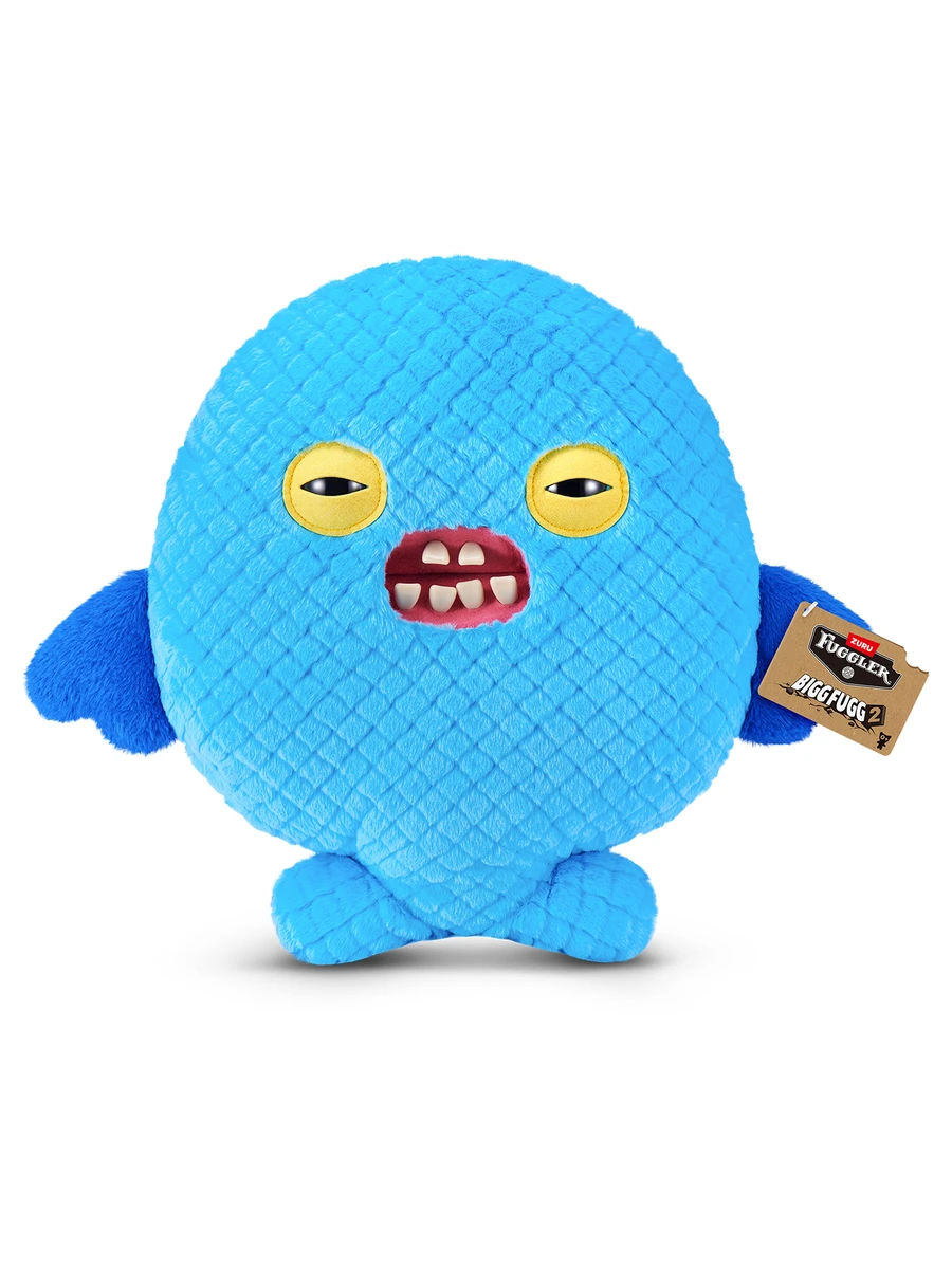 ZURU Fuggler Bigg Chunky Fuggs-Series 1 (Cod Father) Plush Toys 18-Inch Stuffed Animal Weird - Cod Father - View 1