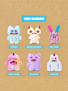 ZURU Fuggler Fugglercorns-Series 1 (Stinkface) Plush Toys 9-Inch Stuffed Animal Cute With Attitude - Stinkface - View 3