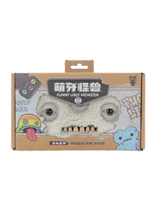 Fuggler Big Head Collection (Annoyed Alien-Grey) Plush Crossbody Bag Funny Monster Edgy Cute - Annoyed Alien-Grey - View 5