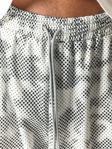 SUMWON Wide Leg Halftone Dot Camouflage Print Pants With Drawstring Waist Full Length Relaxed Fit Summer Festival Trousers - Multicolor - View 6