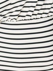 Pimkie Edition Women's Asymmetrical Neck Striped Casual Daily Short Dress - Multicolor - View 6
