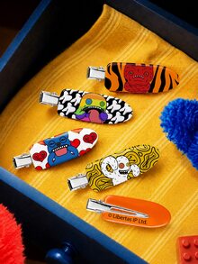 Fuggler | Fanslatte Playful Character Design Women's Hair Clips 4-Piece Set Multicolor - Multicolor - View 3