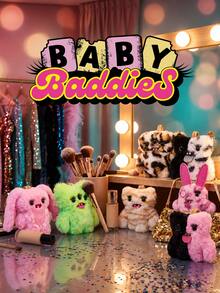 ZURU Fuggler Mini-Baby Baddies-Series 1 (6 Pack) Plush Keychains 5-Inch Blind Box Ugly Cute - Whole Set (6 Pack) - View 2