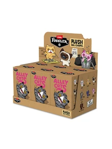 ZURU Fuggler Alley Cat-Series 1 (6 Pack) Plush Keychains 5-Inch Blind Box Collectible - Whole Set (6 Pack) - View 6