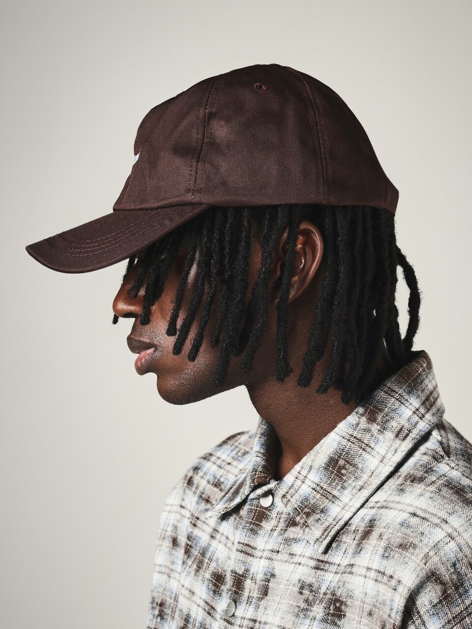 Script Logo bestickte Dad Hat, 6-Panel unstrukturierte Baseballkappe, verstellbare lässige Kopfbedeckung