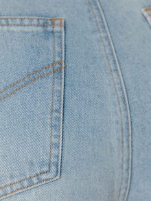 Pimkie Edition Celana Jeans Wanita Kasual Model Lebar dengan Motif Cuci - Biru - View 3